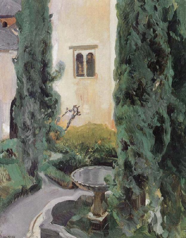 Joaquin Sorolla Courtyard oil painting image